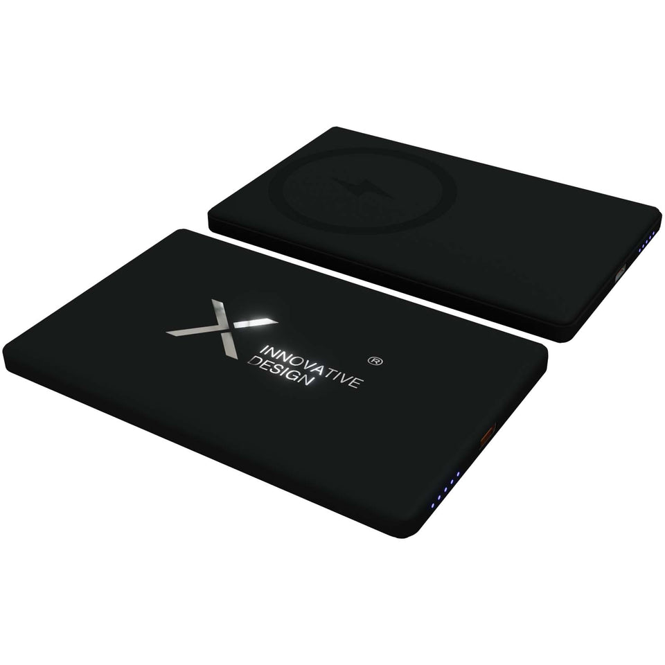 Power bank magnetico ultrasottile da 5000 mAh SCX.design P22 personalizzato con logo - Pubblienne
