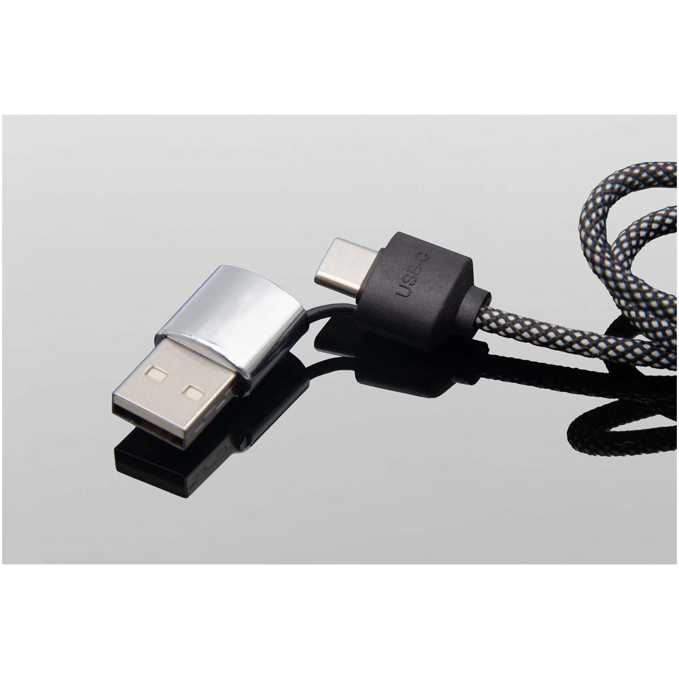 Cavo di ricarica di Tipo-C con doppio logo luminoso da 60 W SCX.design C33 personalizzato con logo - Pubblienne