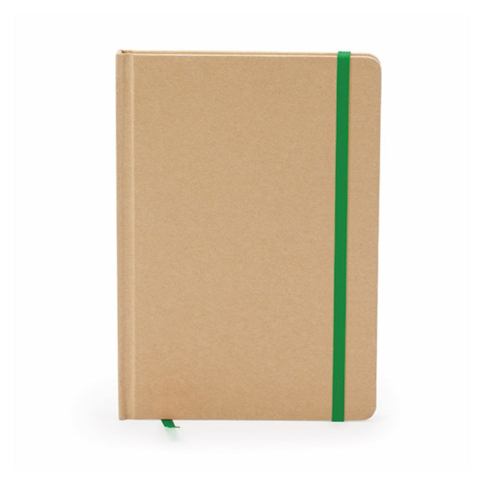 2093 Righi - Blocco Note Formato A5 Con Copertina Rigida In Cartone Riciclato personalizzato con logo - Pubblienne