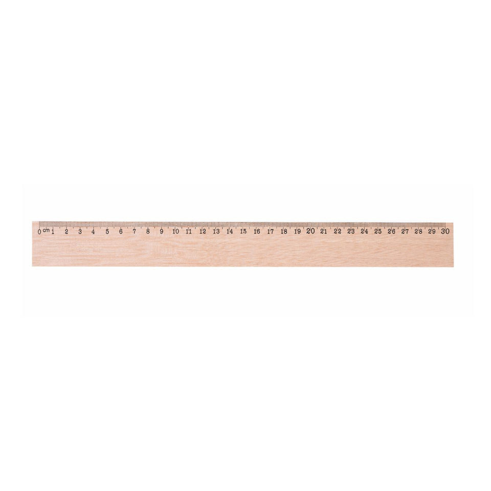2139 Rigo - Righello In Legno 30Cm personalizzato con logo - Pubblienne