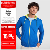 Felpa unisex Fuji personalizzato con logo - Pubblienne