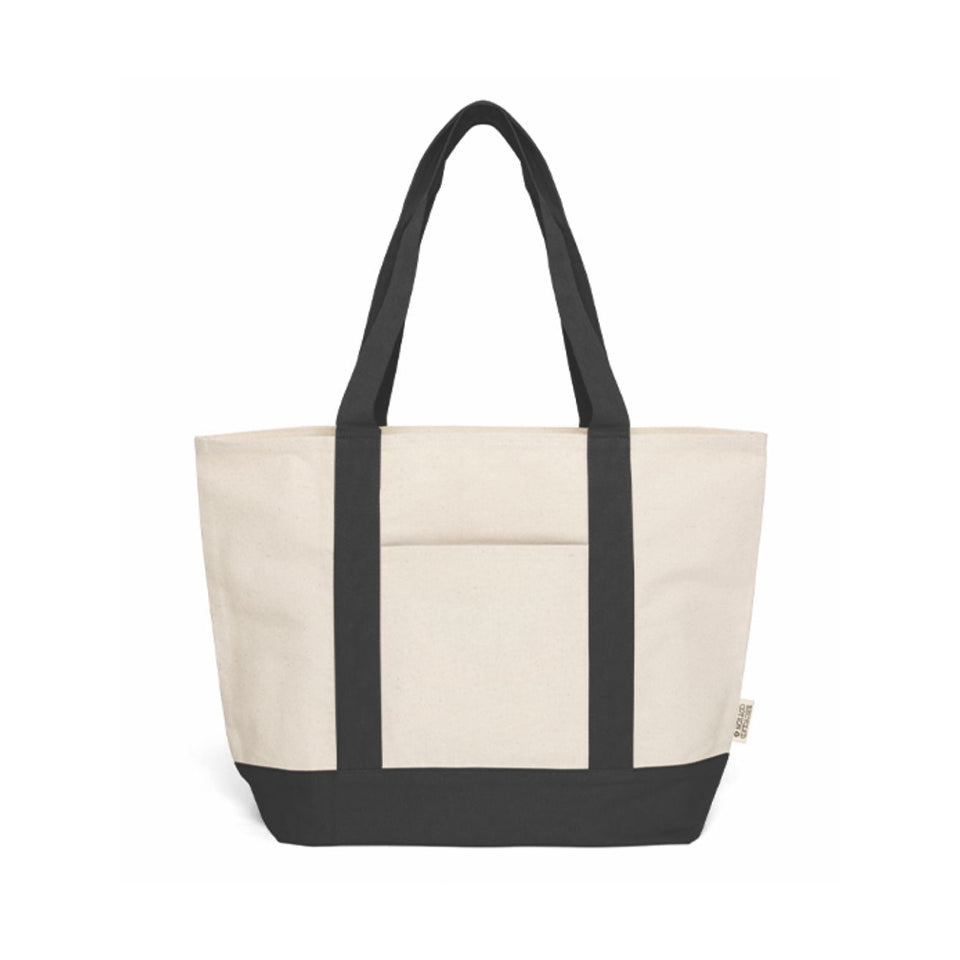 2845 Agatea - Borsa In Cotone Riciclato Dimensioni: cm 36x52x16 personalizzato con logo - Pubblienne