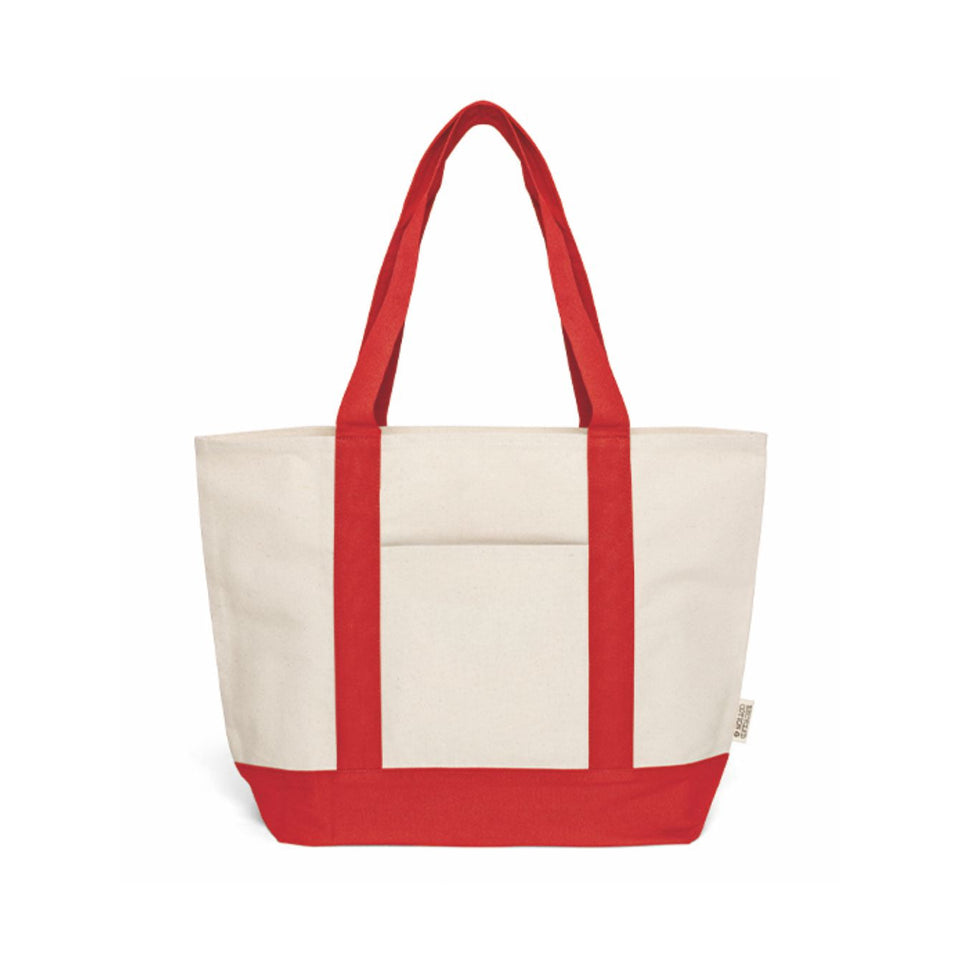 2845 Agatea - Borsa In Cotone Riciclato Dimensioni: cm 36x52x16 personalizzato con logo - Pubblienne