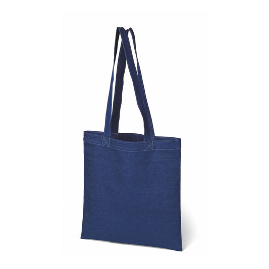 2887 Geltrude - Borsa Denim Dimensione: cm 38x42 personalizzato con logo - Pubblienne