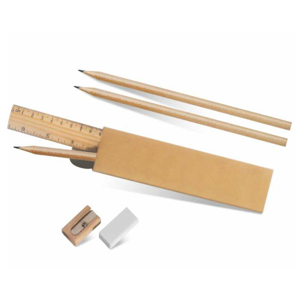 3647 Project - Set Legno 6 Pezzi personalizzato con logo - Pubblienne