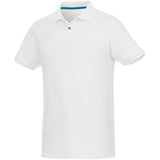 Polo Beryl da uomo a manica corta in tessuto organico riciclato personalizzato con logo - Pubblienne