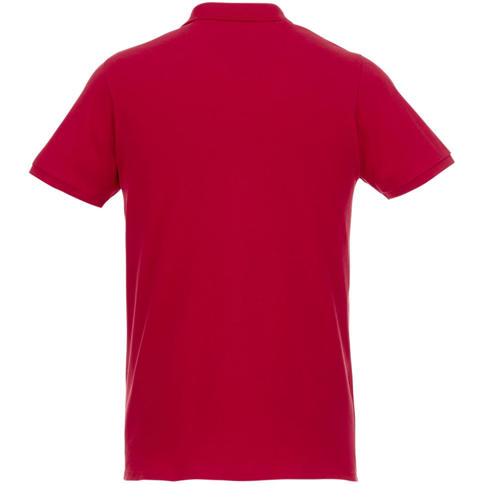 Polo Beryl da uomo a manica corta in tessuto organico riciclato personalizzato con logo - Pubblienne
