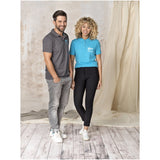 Polo Beryl da uomo a manica corta in tessuto organico riciclato personalizzato con logo - Pubblienne