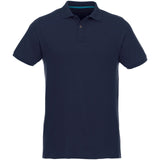 Polo Beryl da uomo a manica corta in tessuto organico riciclato personalizzato con logo - Pubblienne