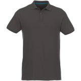 Polo Beryl da uomo a manica corta in tessuto organico riciclato personalizzato con logo - Pubblienne