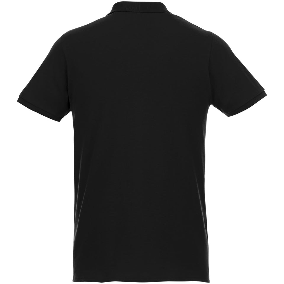 Polo Beryl da uomo a manica corta in tessuto organico riciclato personalizzato con logo - Pubblienne