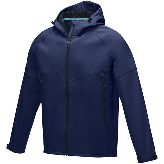 Giacca Coltan da uomo in softshell riciclato personalizzato con logo - Pubblienne