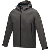Giacca Coltan da uomo in softshell riciclato personalizzato con logo - Pubblienne