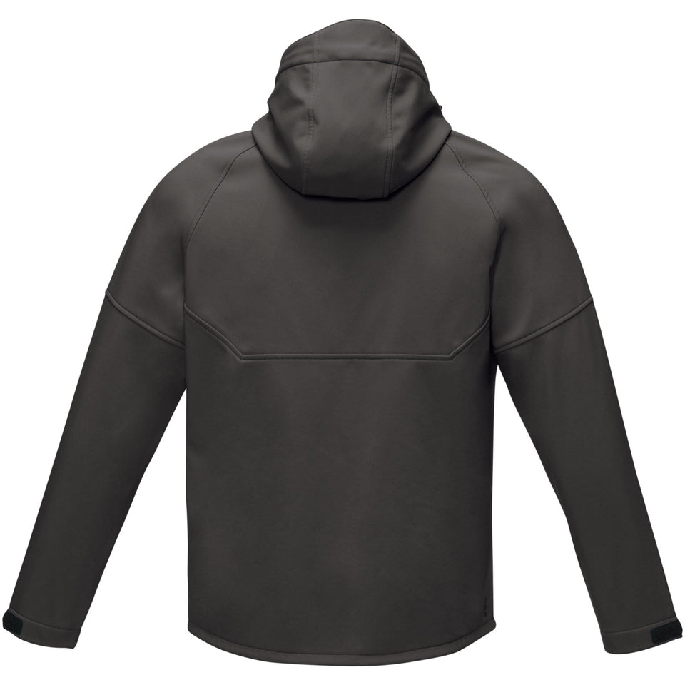 Giacca Coltan da uomo in softshell riciclato personalizzato con logo - Pubblienne