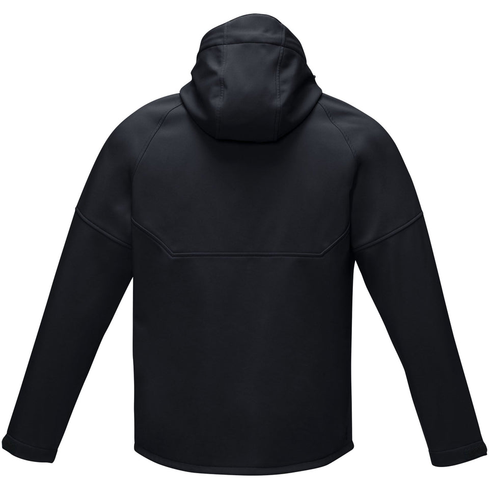 Giacca Coltan da uomo in softshell riciclato personalizzato con logo - Pubblienne