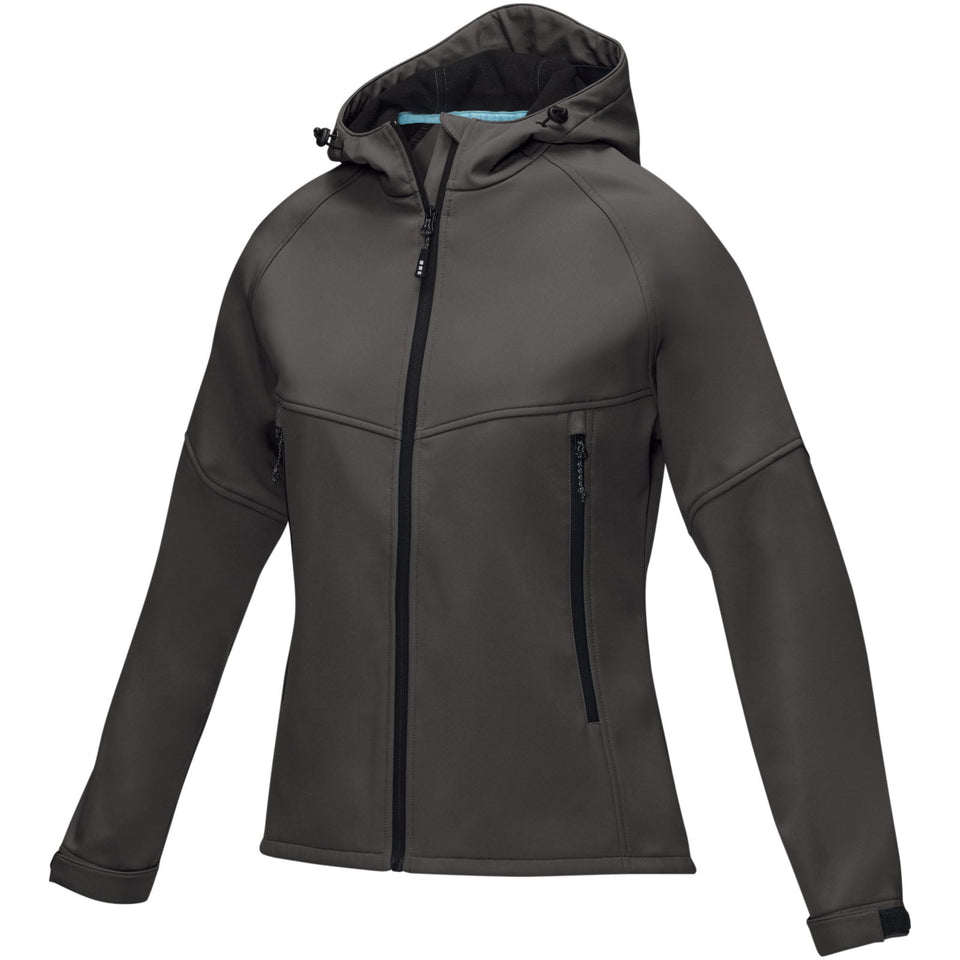 Giacca Coltan da donna in softshell riciclato personalizzato con logo - Pubblienne