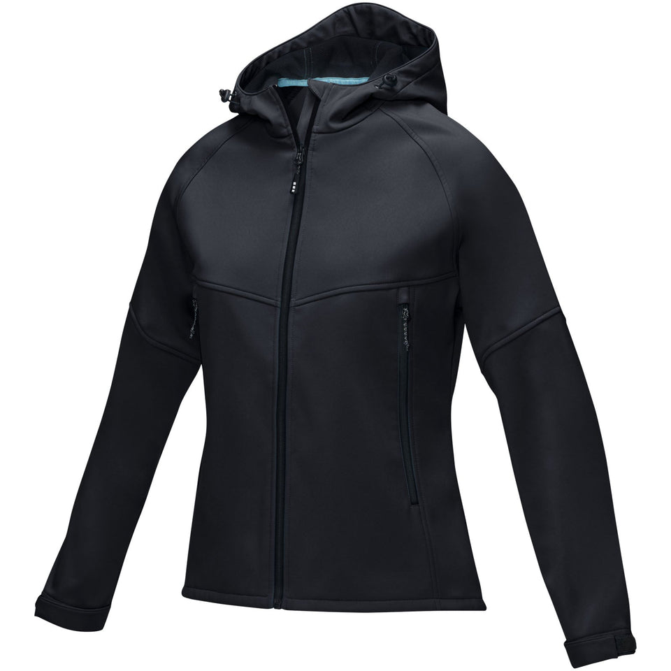 Giacca Coltan da donna in softshell riciclato personalizzato con logo - Pubblienne