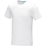 T-shirt Azurite a manica corta da uomo in tessuto organico personalizzato con logo - Pubblienne