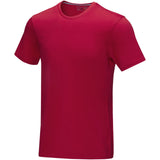 T-shirt Azurite a manica corta da uomo in tessuto organico personalizzato con logo - Pubblienne
