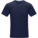 T-shirt Azurite a manica corta da uomo in tessuto organico personalizzato con logo - Pubblienne
