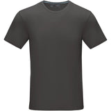 T-shirt Azurite a manica corta da uomo in tessuto organico personalizzato con logo - Pubblienne