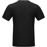 T-shirt Azurite a manica corta da uomo in tessuto organico personalizzato con logo - Pubblienne
