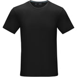 T-shirt Azurite a manica corta da uomo in tessuto organico personalizzato con logo - Pubblienne