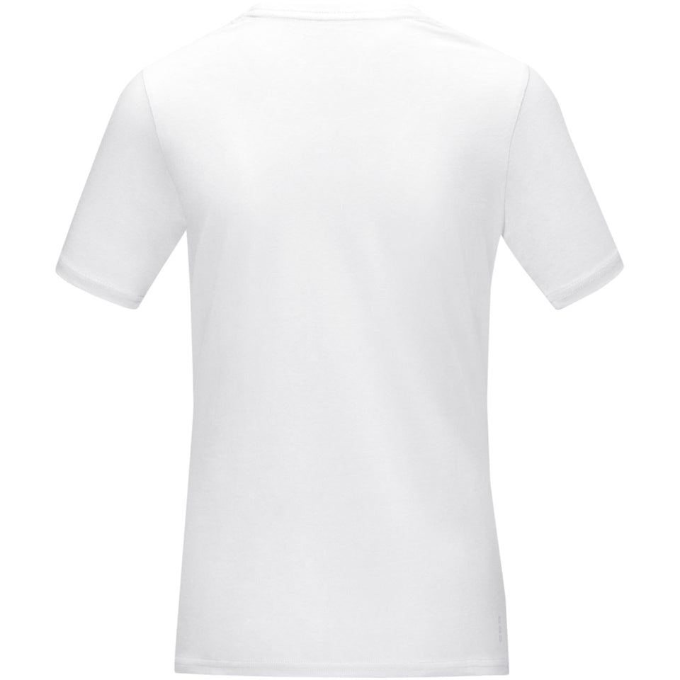 T-shirt Azurite a manica corta da donna in tessuto organico personalizzato con logo - Pubblienne