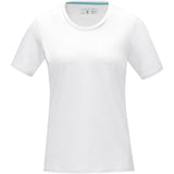 T-shirt Azurite a manica corta da donna in tessuto organico personalizzato con logo - Pubblienne