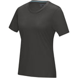 T-shirt Azurite a manica corta da donna in tessuto organico personalizzato con logo - Pubblienne