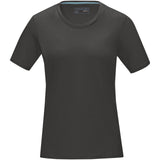 T-shirt Azurite a manica corta da donna in tessuto organico personalizzato con logo - Pubblienne
