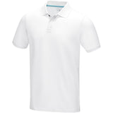 Polo Graphite a manica corta da uomo in tessuto organico personalizzato con logo - Pubblienne