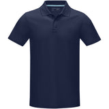 Polo Graphite a manica corta da uomo in tessuto organico personalizzato con logo - Pubblienne