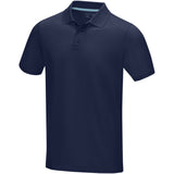 Polo Graphite a manica corta da uomo in tessuto organico personalizzato con logo - Pubblienne