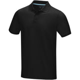 Polo Graphite a manica corta da uomo in tessuto organico personalizzato con logo - Pubblienne
