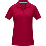 Polo Graphite a manica corta da donna in tessuto organico personalizzato con logo - Pubblienne