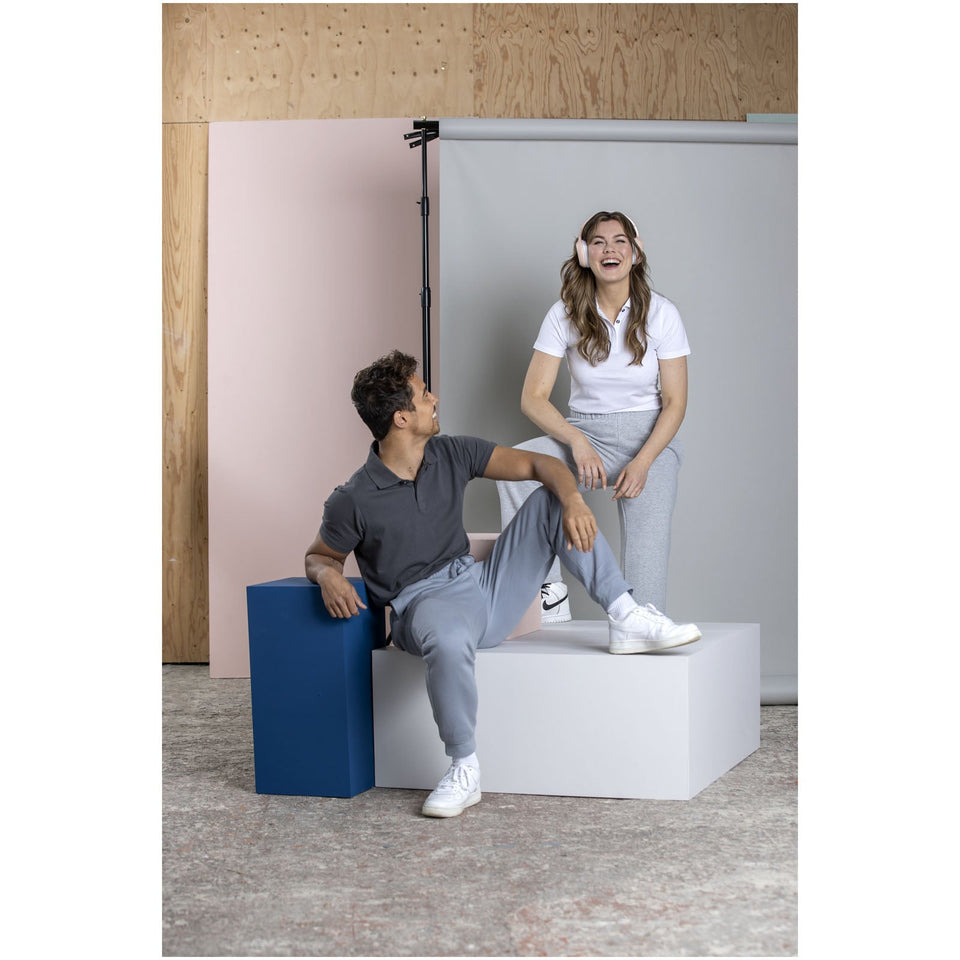 Polo Graphite a manica corta da donna in tessuto organico personalizzato con logo - Pubblienne