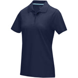 Polo Graphite a manica corta da donna in tessuto organico personalizzato con logo - Pubblienne