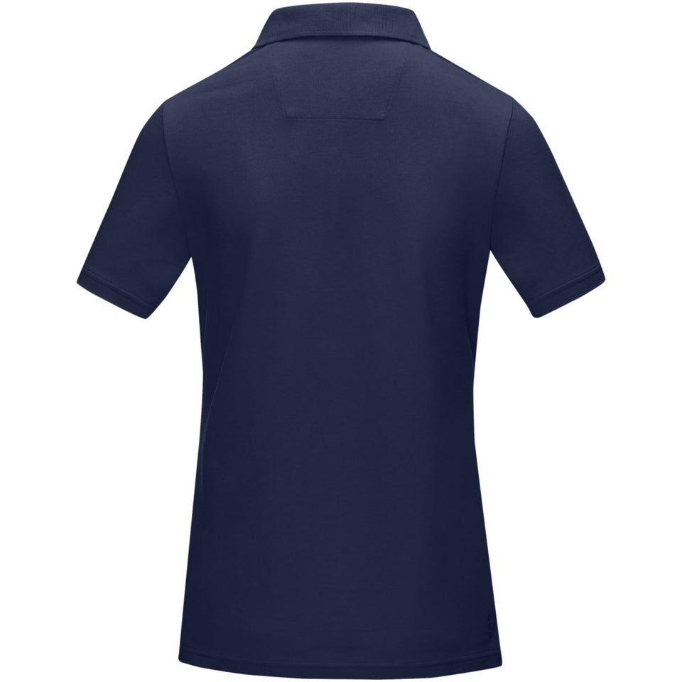Polo Graphite a manica corta da donna in tessuto organico personalizzato con logo - Pubblienne