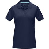 Polo Graphite a manica corta da donna in tessuto organico personalizzato con logo - Pubblienne