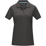 Polo Graphite a manica corta da donna in tessuto organico personalizzato con logo - Pubblienne