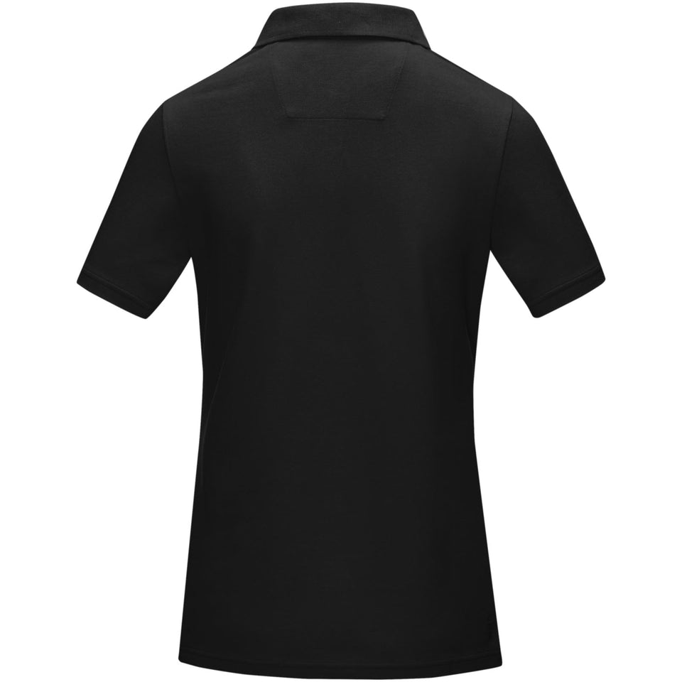Polo Graphite a manica corta da donna in tessuto organico personalizzato con logo - Pubblienne