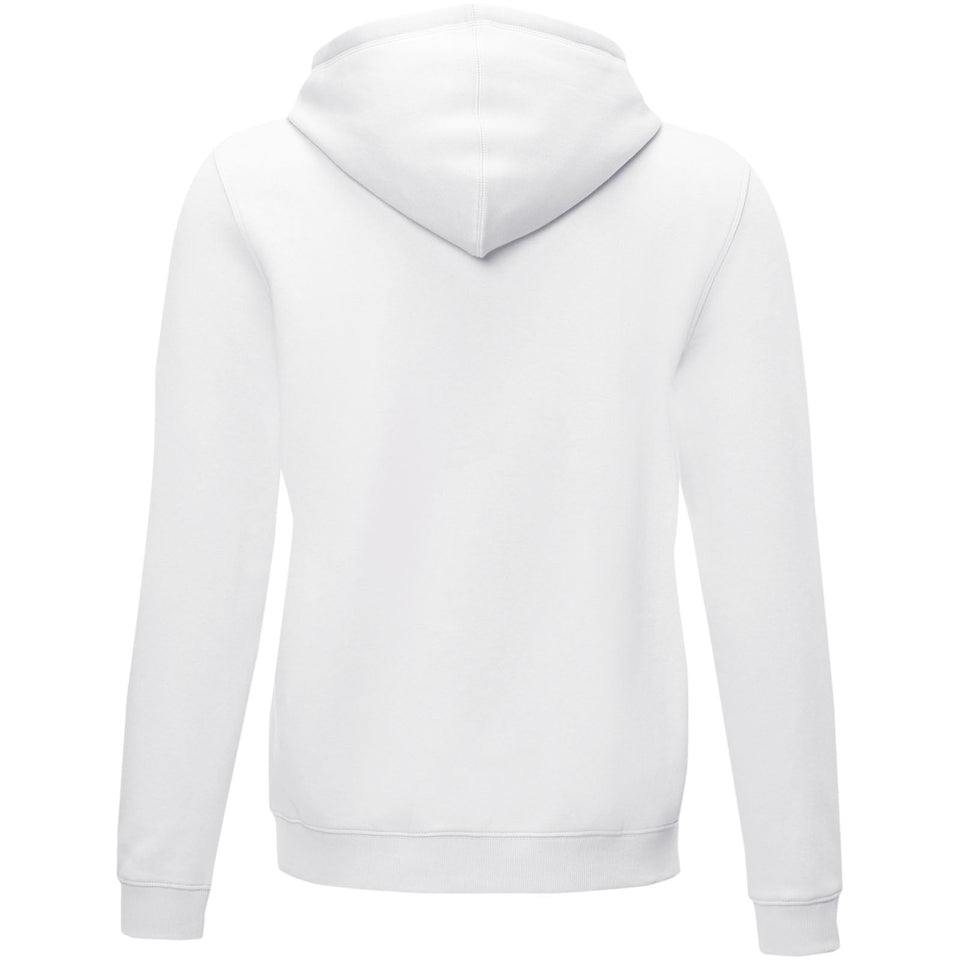 Felpa Ruby da uomo con cappuccio e full zip in tessuto organico riciclato personalizzato con logo - Pubblienne