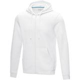 Felpa Ruby da uomo con cappuccio e full zip in tessuto organico riciclato personalizzato con logo - Pubblienne
