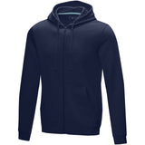 Felpa Ruby da uomo con cappuccio e full zip in tessuto organico riciclato personalizzato con logo - Pubblienne