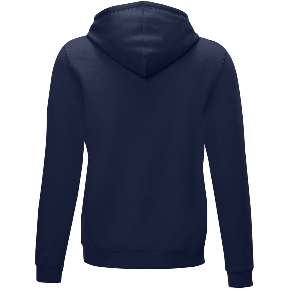 Felpa Ruby da uomo con cappuccio e full zip in tessuto organico riciclato personalizzato con logo - Pubblienne