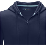 Felpa Ruby da uomo con cappuccio e full zip in tessuto organico riciclato personalizzato con logo - Pubblienne