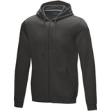 Felpa Ruby da uomo con cappuccio e full zip in tessuto organico riciclato personalizzato con logo - Pubblienne