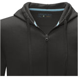 Felpa Ruby da uomo con cappuccio e full zip in tessuto organico riciclato personalizzato con logo - Pubblienne
