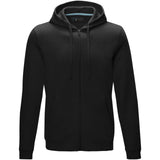 Felpa Ruby da uomo con cappuccio e full zip in tessuto organico riciclato personalizzato con logo - Pubblienne